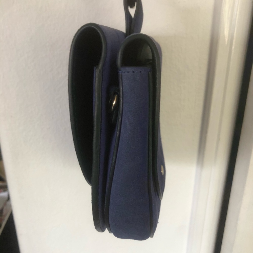 Blue suede Theory Whitney crossbody - Picture 8 of 10